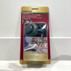 🟠5/$25 NEW Stanley Tappermax 9ft Indoor Cord w/ Tapper Switch